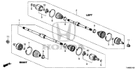 44305T4NH50-DRIVESHAFT ASSY., R