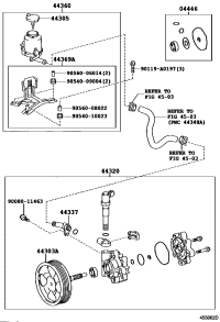 044460C020-GASKET KIT, POWER STEERING PUMP