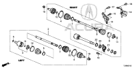 44512SZAA00-Retainer-half shaft