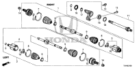44305TWBH00-DRIVESHAFT ASSY., R