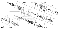 44305TKNH02-SHAFT ASSY-DRIVE,RH