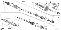 44305TZ8H01-SHAFT ASSY-DRIVE,RH