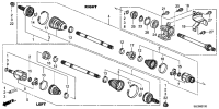 44305SLE010-DRIVESHAFT ASSY., R