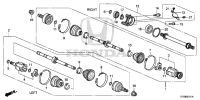 44305T0TH02-SHAFT ASSY-DRIVE,RH