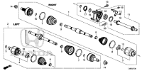 44306TJHH00-DRIVESHAFT ASSY., L