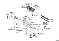 521110R040-BAR, FRONT BUMPER