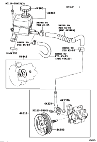 0444660200-GASKET KIT, POWER STEERING PUMP