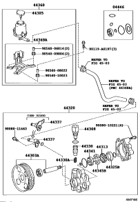 443100C090-Pump assy, vane