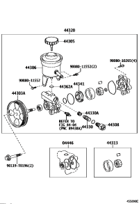 443100K030-Pump assy, vane