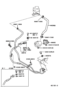 4434860240-HOSE, OIL RESERVOIR TO PUMP, NO.1