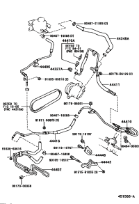 4434833130-HOSE, OIL RESERVOIR TO PUMP, NO.1