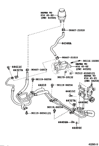 4434830200-HOSE, OIL RESERVOIR TO PUMP, NO.1