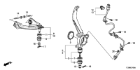 44348TA0A00-RING,FR KNUCKLE