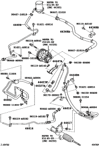 4434808030-HOSE, OIL RESERVOIR TO PUMP, NO.1