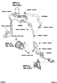 4434802080-HOSE, OIL RESERVOIR TO PUMP, NO.1