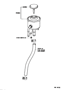 4430535010-CAP SUB-ASSY, VANE PUMP OIL RESERVOIR