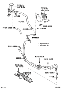 443480G010-HOSE, OIL RESERVOIR TO PUMP, NO.1