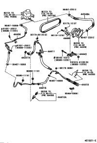 4434807020-HOSE, OIL RESERVOIR TO PUMP, NO.1