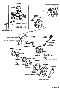 4431133020-PULLEY, VANE PUMP