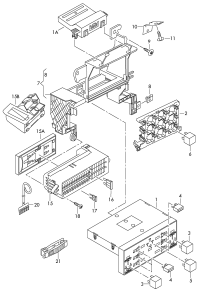 5K0937087AB-Comfortable/portable system and vehicle power grid control unit (BCM) can also be used: