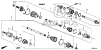 44305TTPH00-DRIVESHAFT ASSY., R
