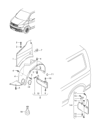 7E0821101A-Fender position/set of positions to be used together when required