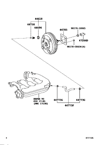 446100N041-BOOSTER ASSY, BRAKE