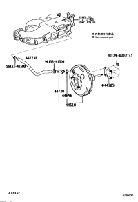 446106A180-BOOSTER ASSY, BRAKE