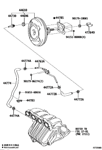 4461058040-BOOSTER ASSY-BRAKE