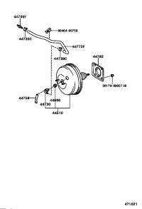 446106A060-BOOSTER ASSY, BRAKE