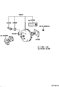 4461060792-BOOSTER ASSY-BRAKE