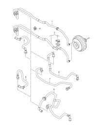 7P0611932AP-Pipe, vacuum w/check