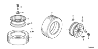 44732TX2H00-Cap, hub center