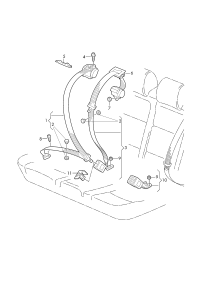3GG857805B-S/belt assy -3