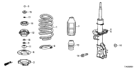 51611T7JH02-ABSORBER UNIT, R. FR
