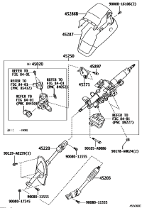 4502004010-BRACKET ASSY, STEERING COLUMN UPPER W/SWITCH