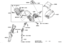 4522128140-SHAFT, STEERING INTERMEDIATE