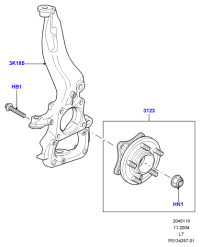 RUB500120-Knuckle-front wheel