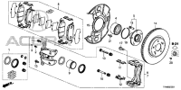 45022TRNH00-Set, pad fr