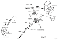 450250P010-COVER SUB-ASSY, STEERING COLUMN HOLE, NO.1