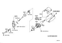 450250N010-COVER SUB-ASSY, STEERING COLUMN HOLE, NO.1