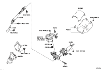 4502502100-COVER SUB-ASSY, STEERING COLUMN HOLE, NO.1