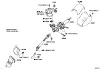 450250F050-COVER SUB-ASSY, STEERING COLUMN HOLE, NO.1