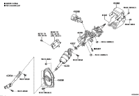4524060100-Shaft assy, steering intermediate