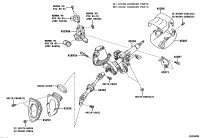 452200E030-Shaft assy, steering intermediate