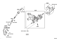 4520630110-Yoke sub-assy, steering sliding w/shaft