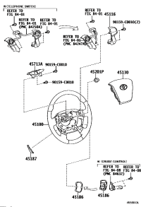 4510006N70C0-WHEEL ASSY-STEERING