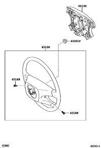 4510002430E0-WHEEL ASSY-STEERING
