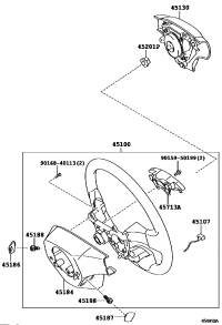 4510002781E0-WHEEL ASSY-STEERING