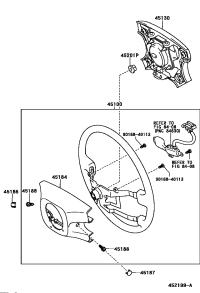 4510028190B0-WHEEL ASSY, STEERING